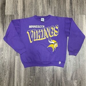Minnesota Vikings Logo 7 Heavyweight Crewneck